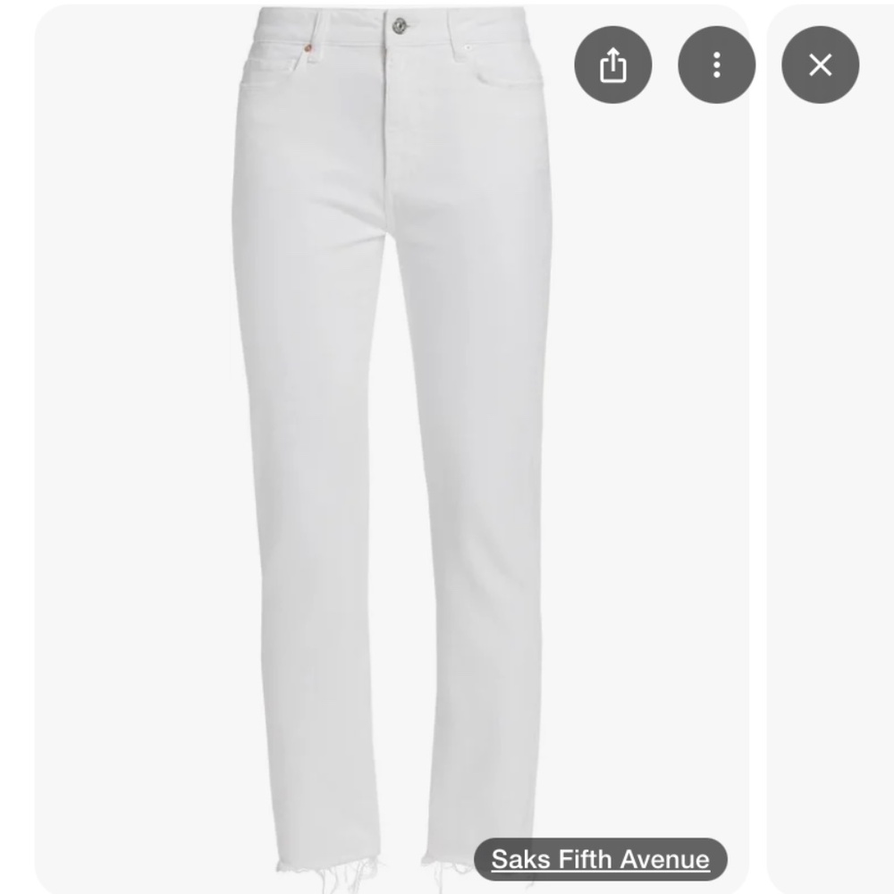 Paige white pants size 29